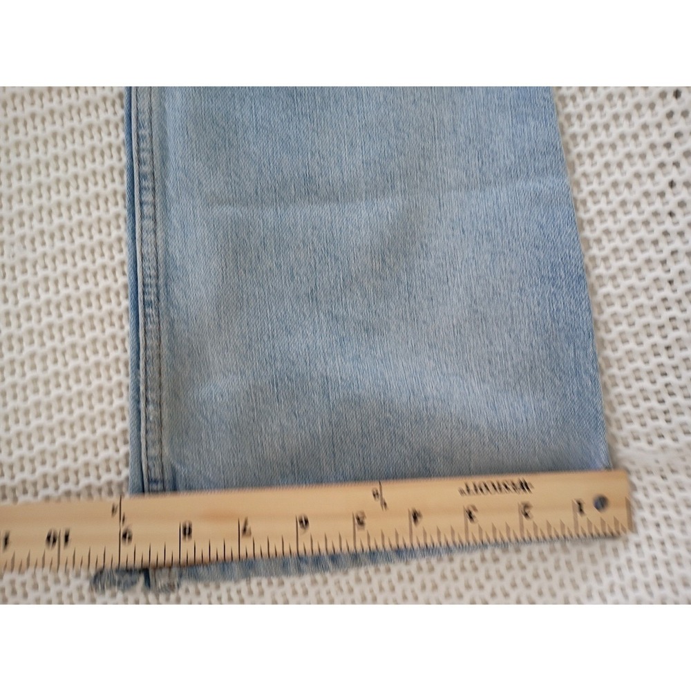 Subdued Light Blue Straight Leg Jeans High Rise Denim Size 2 W 26 x 32 - Picture 12 of 14